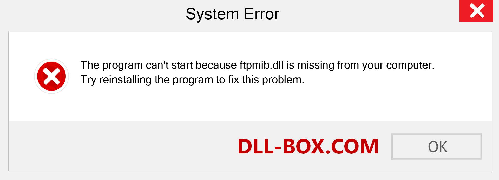  ftpmib.dll file is missing?. Download for Windows 7, 8, 10 - Fix  ftpmib dll Missing Error on Windows, photos, images